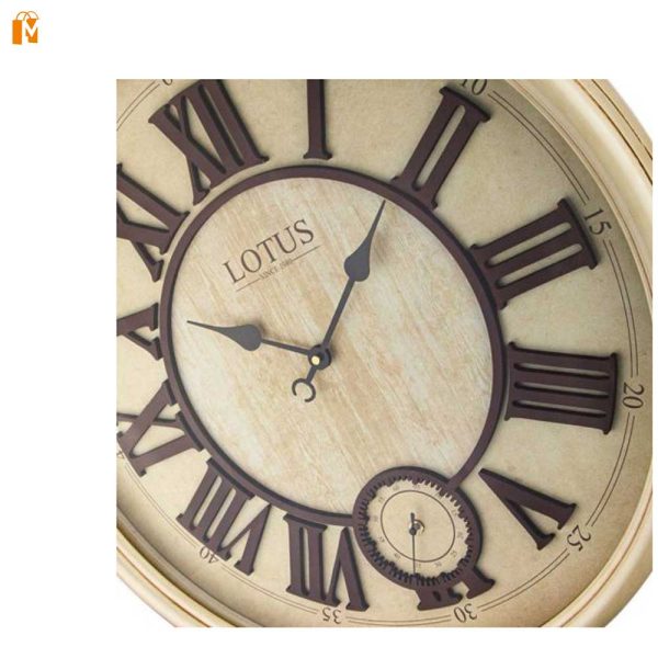 ساعت دیواری چوبی لوتوس مدل ATLANTA-151-CR